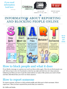 Reporting & Blocking people online